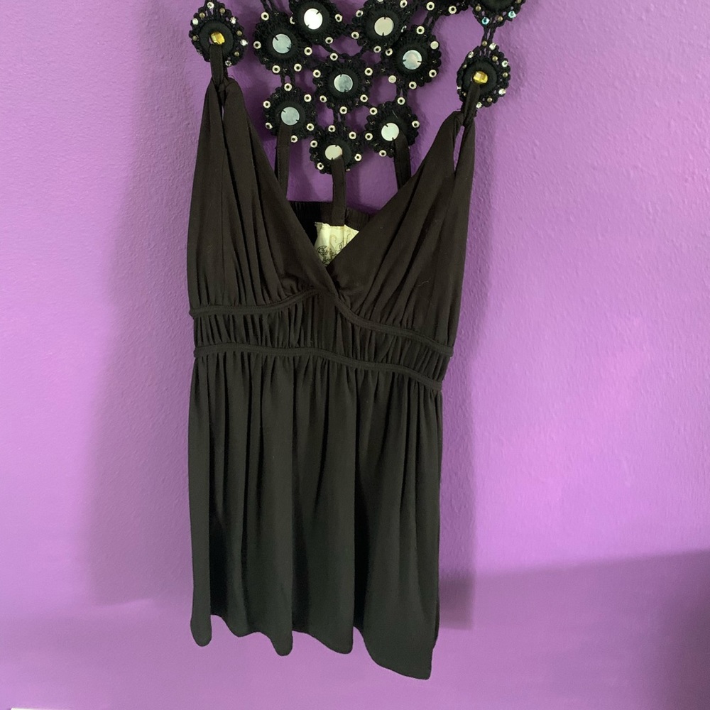 Soul Revival size small black top with beautiful detail